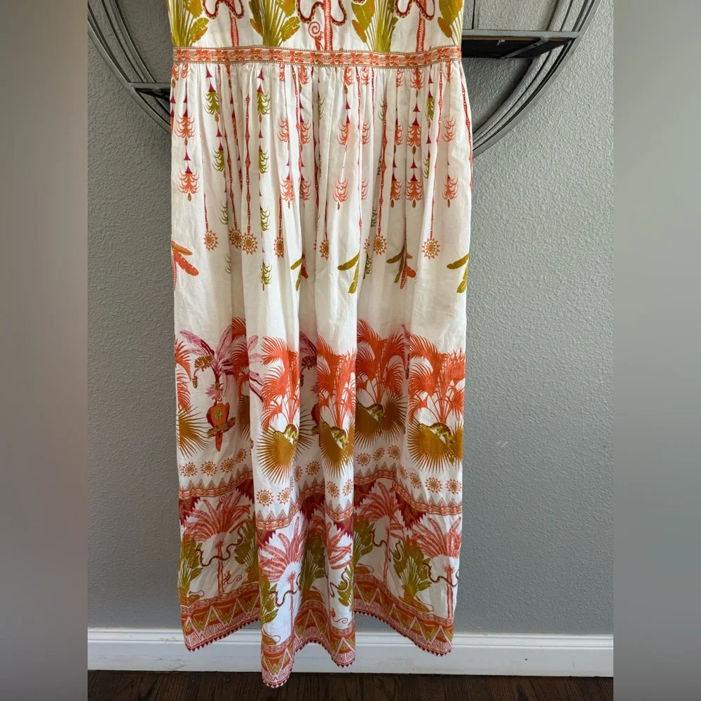 Le‎ Sirenuse Julia Winter Garden Cotton Maxi Dress - Picture 6 of 13